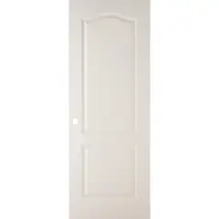 MULTIMARCA - Puerta Prestige HDF con 2 Paneles con Perforación Blanco Prepintada