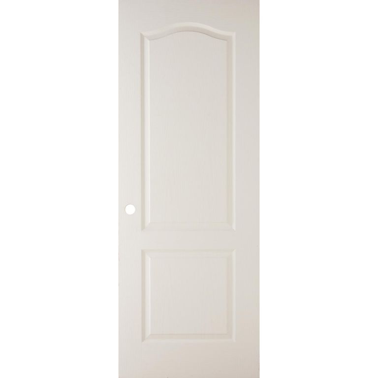 Puerta Prestige HDF con 2 Paneles con Perforación Blanco Prepintada