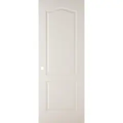 MULTIMARCA - Puerta Prestige HDF con 2 Paneles con Perforación Blanco Prepintada