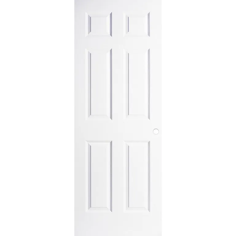 Puerta Sinfonía HDF con 6 Paneles con Perforación Blanco Prepintada