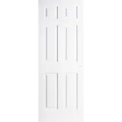 MULTIMARCA - Puerta Sinfonía HDF con 6 Paneles con Perforación Blanco Prepintada