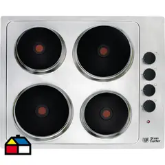 URSUS TROTTER - Encimera Inducción 4 Platos Negro/Inox UT PRIME E4P