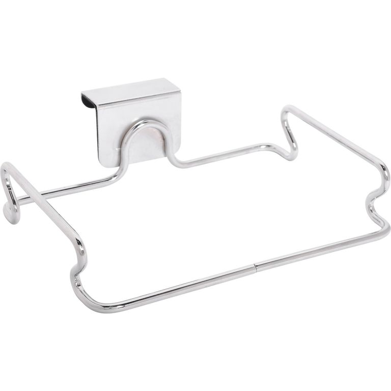 Porta bolsa para basura 5,5x16,5x23,8 cm acero cromado