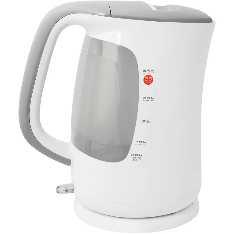 Hervidor eléctrico 2,5 litros blanco