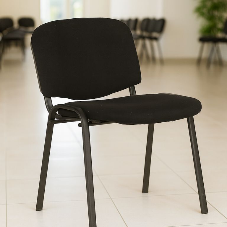 Silla Visita 78x61x44 cm Negro