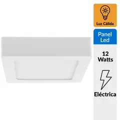 BP ILUMINACION - Panel sobrepuesto cuadrado LED 12 W