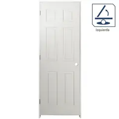 MULTIMARCA - Puerta Sinfonía HDF Precolgada Blanco Lisa Prepint