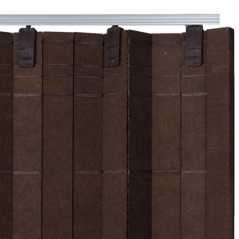 Puerta Plegable Clóset Separador Ambientes 200X120 Cm Wengué