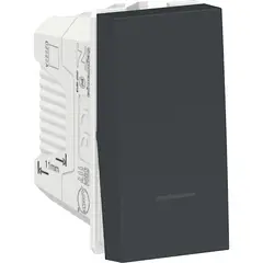 SCHNEIDER ELECTRIC - Módulo interruptor 9/24 16 A Grafito Orion