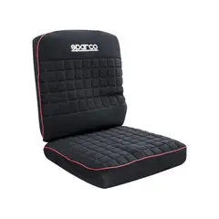 SPARCO - Kit Fundas Auto Negro 8 Piezas Protección Asientos