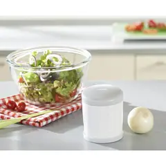 LEIFHEIT - Cortador Espiral Blanco para Verduras y Frutas Rebanador