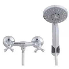 SENSI DACQUA - Combinación para ducha plateado