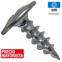 MAMUT - Tornillo Autoperforante Cabeza Lenteja Madera 3/4 " 8 mm 100 Unidades