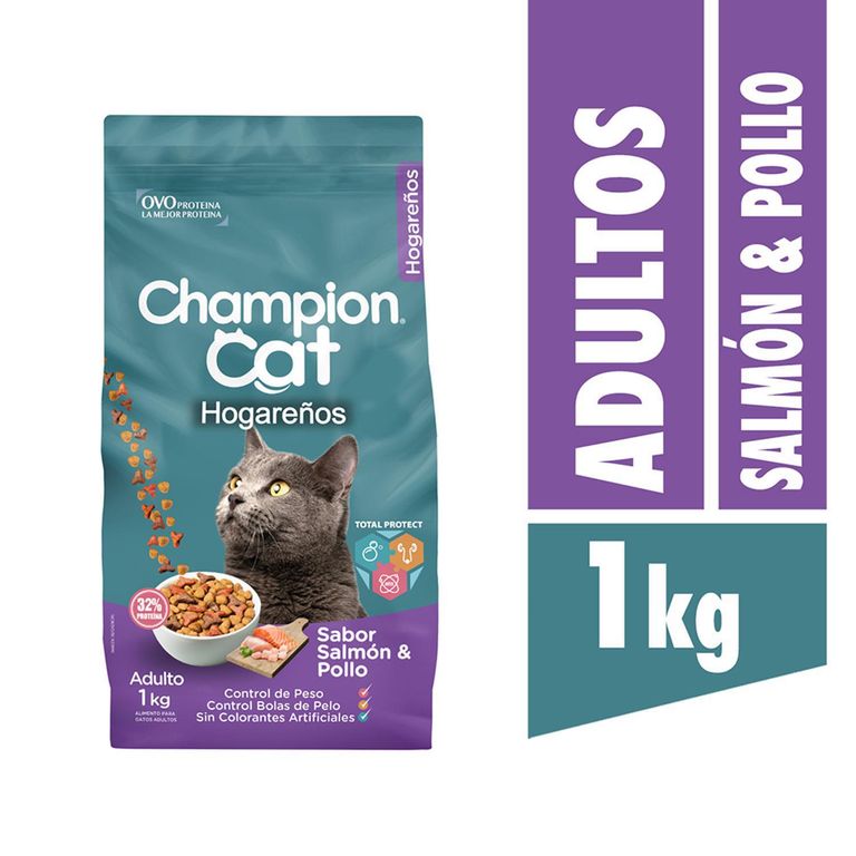 Alimento para Gato Adulto Pollo y salmón 1 kg