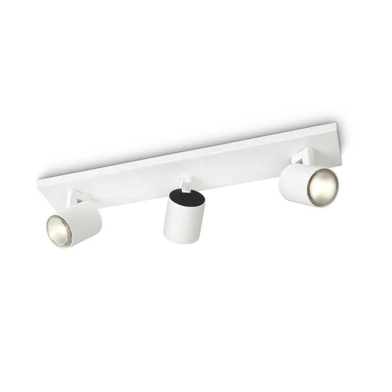 Barra Led Neiro 3 Luces Metal Blanco