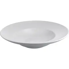 JUST HOME COLLECTION - Plato Hondo 24 cm Porcelana Ring Blanco