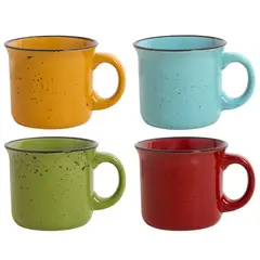 JUST HOME COLLECTION - Taza 540 ml Cerámica Colores Surtidos