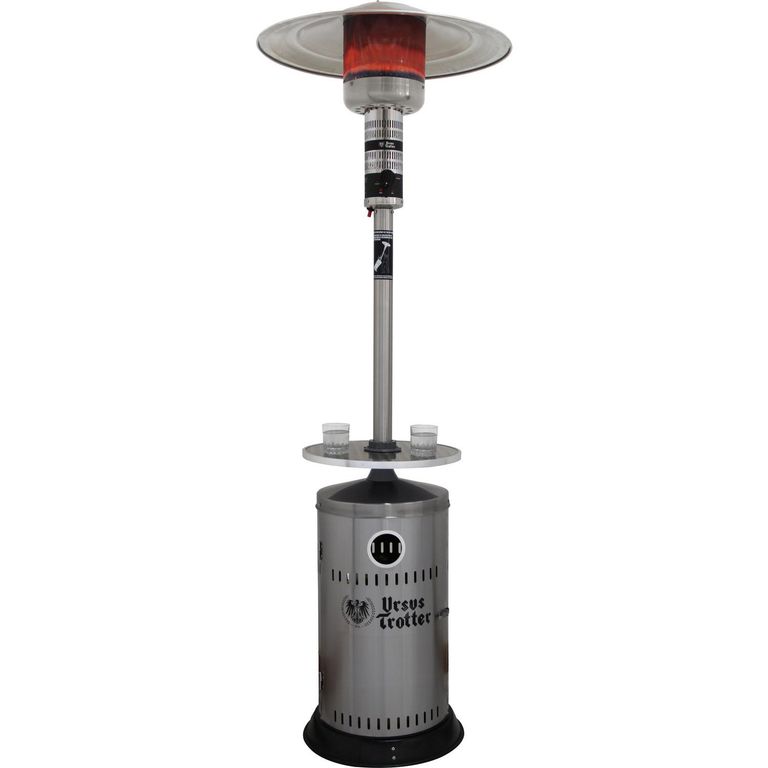 Calefactor de Terraza UT 15-K a Gas Licuado Acero / Propano Plateado