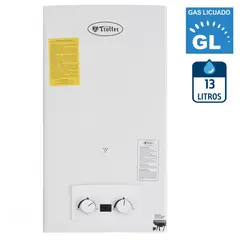ALBIN TROTTER - Calefont Gas Licuado 13 Litros Tiro Natural Ionizado
