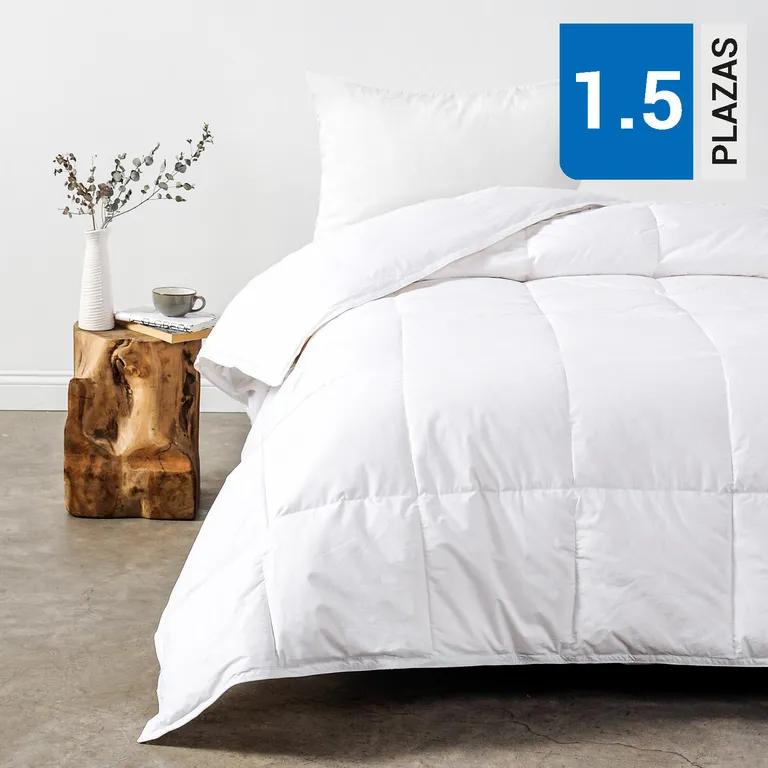 Plumon Pluma Ganso 15% Pluma Pecho Blanco