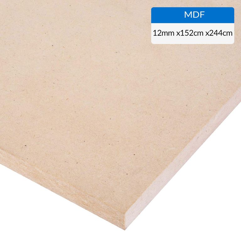 MDF Desnudo Natural 12 mm 152x244 cm