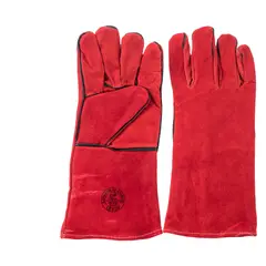 REDLINE - Guante cuero soldador descarne rojo