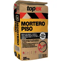 TOPEX - Mortero piso 25 kg