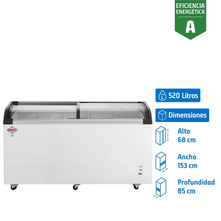 Congelador Industrial Horizontal 520 Litros SD520Q