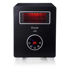 KENDAL - Estufa Infrarrojo Kend Negro