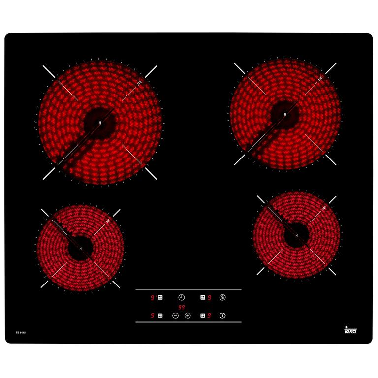 TEKA Encimera Vitrocerámica 4 Platos TB-6415