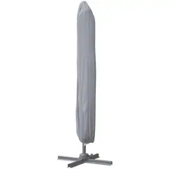 JUST HOME COLLECTION - Cobertor para Quitasol Rectangular 40x40x210 cm Poliéster Gris