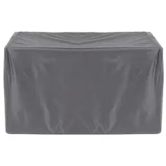 JUST HOME COLLECTION - Cobertor para Sillón Rectangular 68x74x110 cm Poliéster Gris