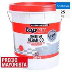 TOPEX - Adhesivo Cerámico Muro Superficie Flexible 25 kg
