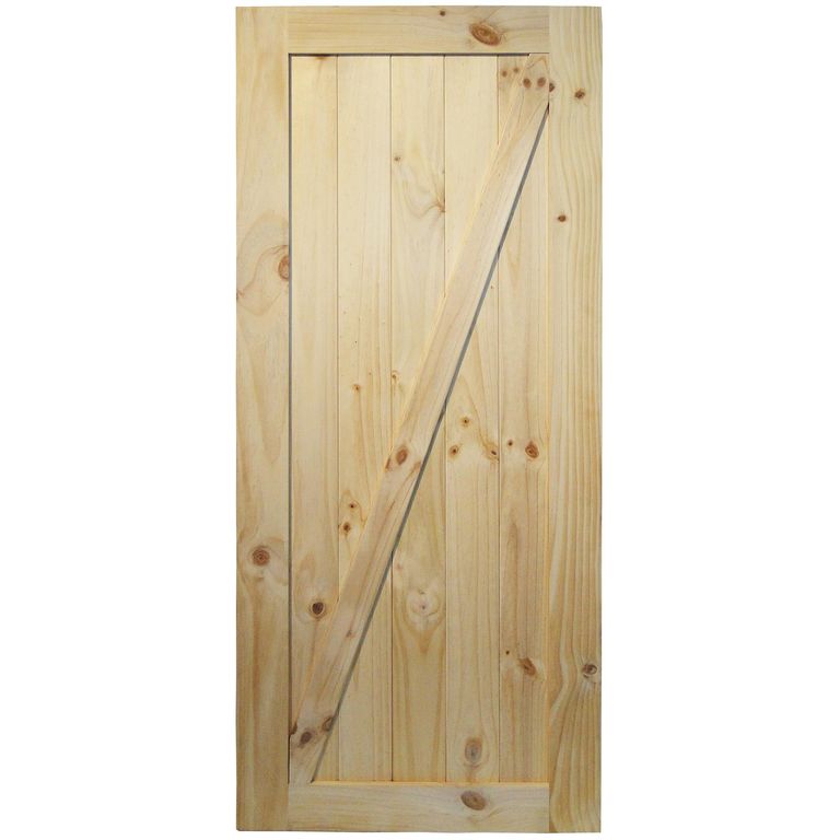 Puerta de pino barn door