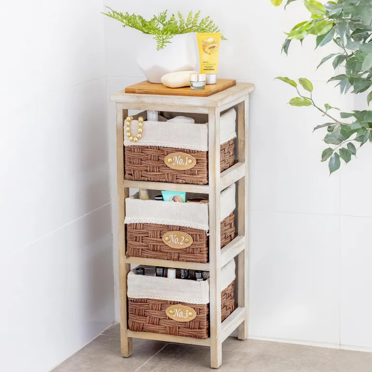 Gabinete 25x60x25 cm 37.5 l Natural