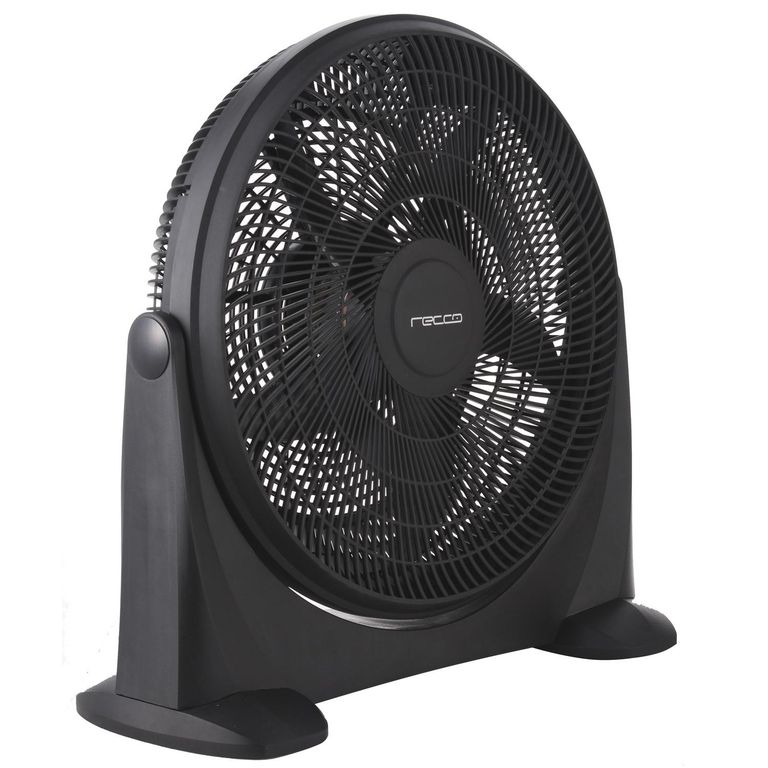 Ventilador Box 20" Piso Negro