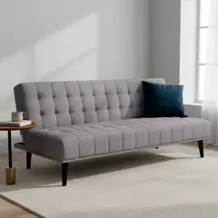 JUST HOME COLLECTION - Futón Montevide Grafito 180x86x81 cm