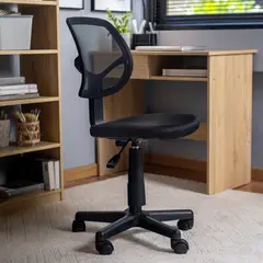 JUST HOME COLLECTION - Silla Escritorio Avignon Negro