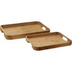 DECO EXPRESS - Bandeja 30x23x2,8 cm bambu
