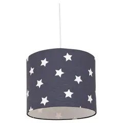 CONCEPT - Lámpara colgante gris Estrellas E27
