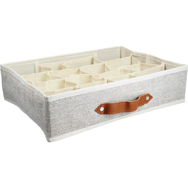 Caja Organizadora 35x27x9 cm Beige