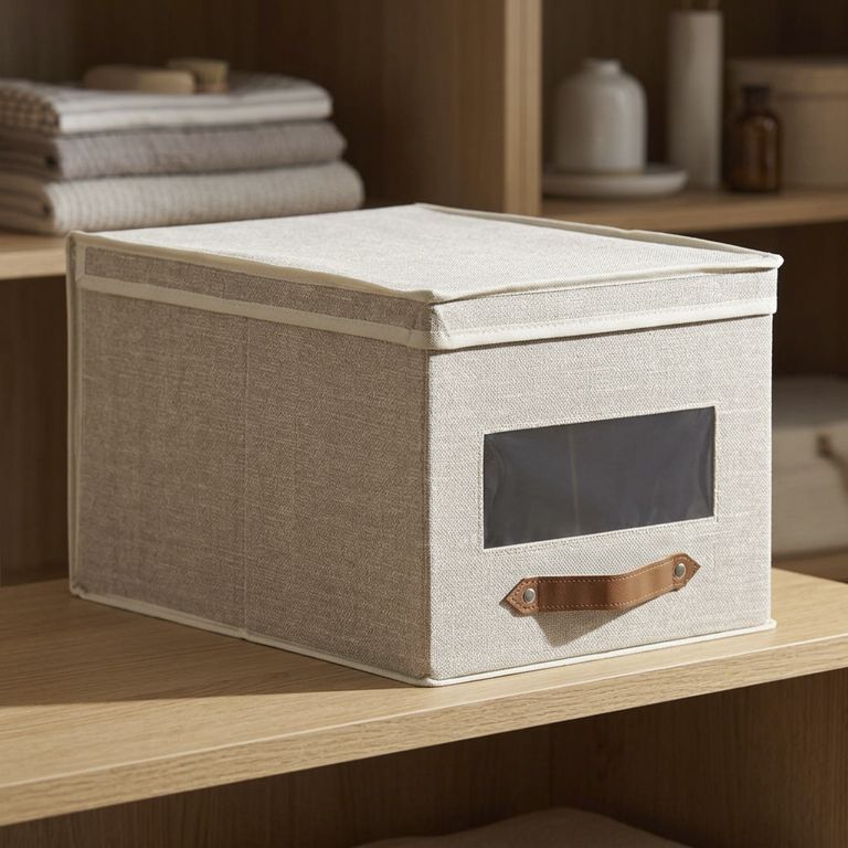 Caja Organizadora 30x40x25 cm Beige