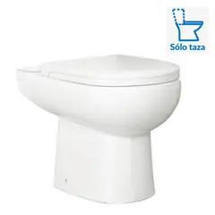 STRETTO - Sanitario Two piece a Piso 20,5 cm 6 Litros Atos Blanco