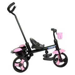 KIDSCOOL - Triciclo con Manilla Rosado Desde 2 años