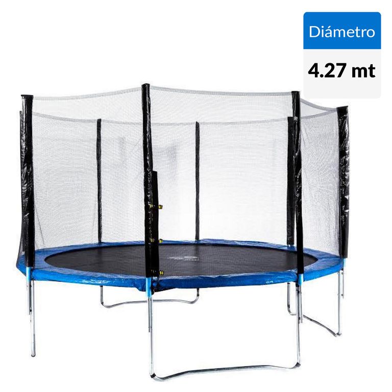 KIDSCOOL Cama Elástica Junior 427 Cm 14Ft Azul