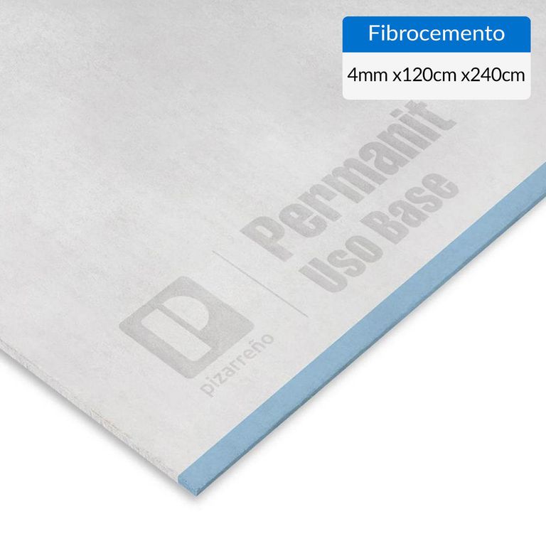 Fibrocemento Permanit 4 mm 120x240 cm