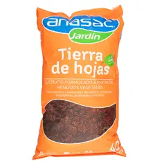 ANASAC - Tierra de Hoja para Jardín 40 litros saco