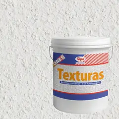SIPA - Revestimiento Texturado Fino Blanco 24 Kg para Muros Alcalinos