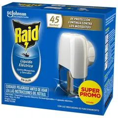 RAID - Insecticida eléctrico para 45 noches