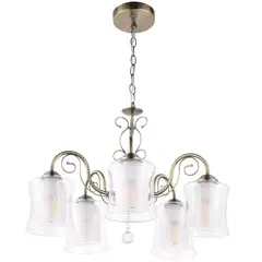 JUST HOME COLLECTION - Lámpara Colgante Vila Acero Café